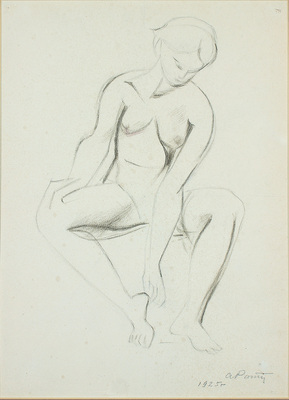 Ротач Александр Лукич. Сидящая модель 